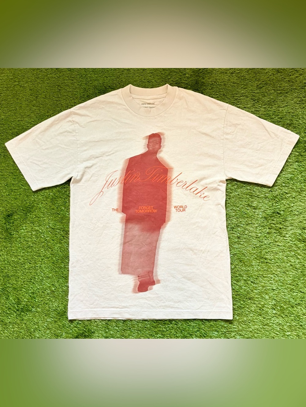 Justin Timberlake The Forget Tomorrow World Tour Graphic T-Shirt Size Medium